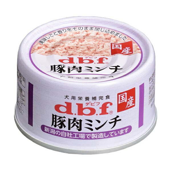 デビフ 豚肉ミンチ 65gのパッケージ