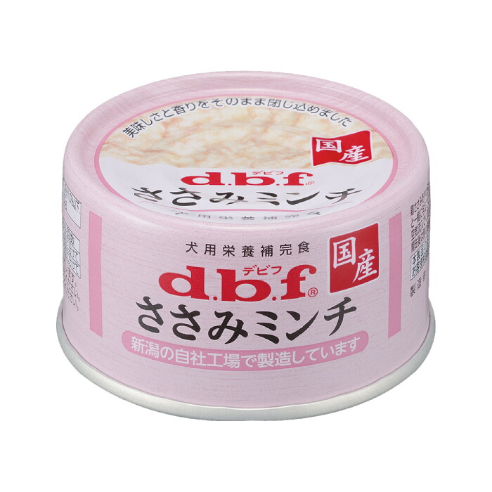 デビフ ささみミンチ 65gのパッケージ