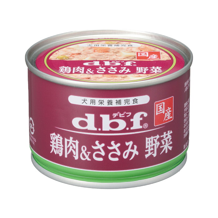 デビフ 鶏肉＆ささみ 野菜 150gのパッケージ