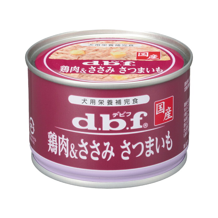 デビフ 鶏肉＆ささみ さつまいも 150gのパッケージ