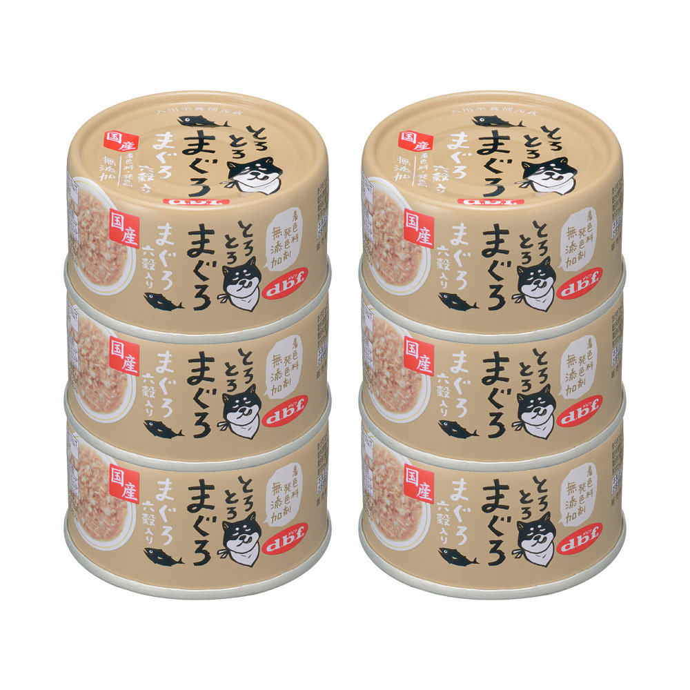 デビフ とろとろまぐろ まぐろ 六穀入り 60gのパッケージ