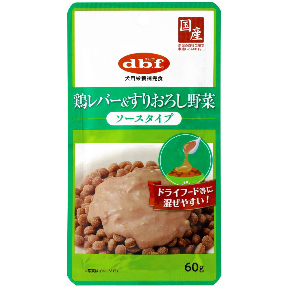 デビフ 鶏レバー＆すりおろし野菜 ソースタイプ 60gのパッケージ