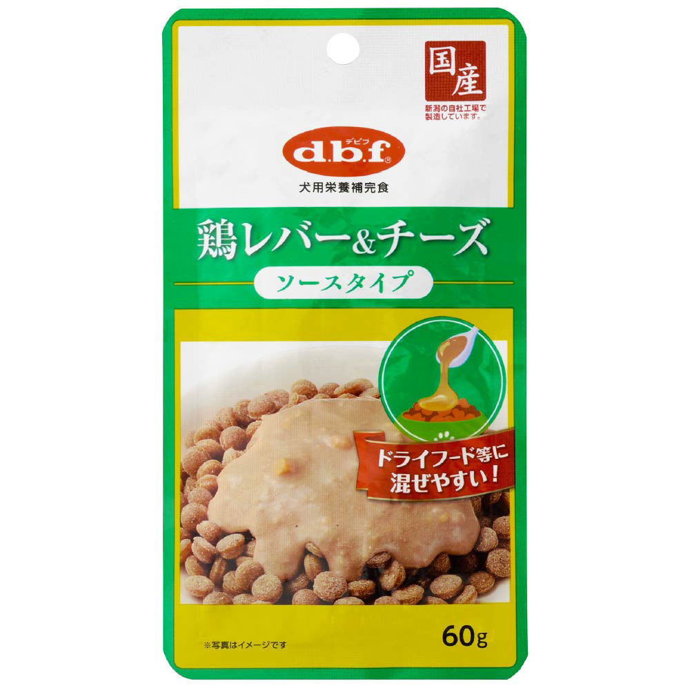 デビフ 鶏レバー＆チーズ ソースタイプ 60gのパッケージ