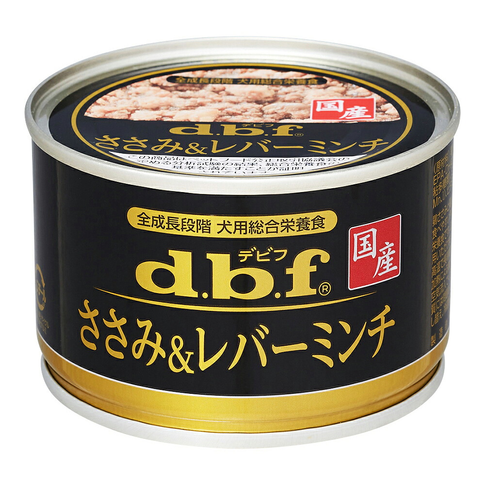 デビフ ささみ＆レバーミンチ 150gのパッケージ