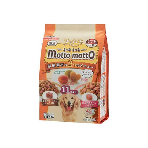 プッチーヌ motto motto ソフト 11歳から 800gのパッケージ